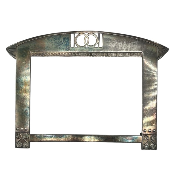 Art Nouveau Germany Jugendstil Secessionist Pewter WMF Photo Picture Frame Part - Picture 3 of 9